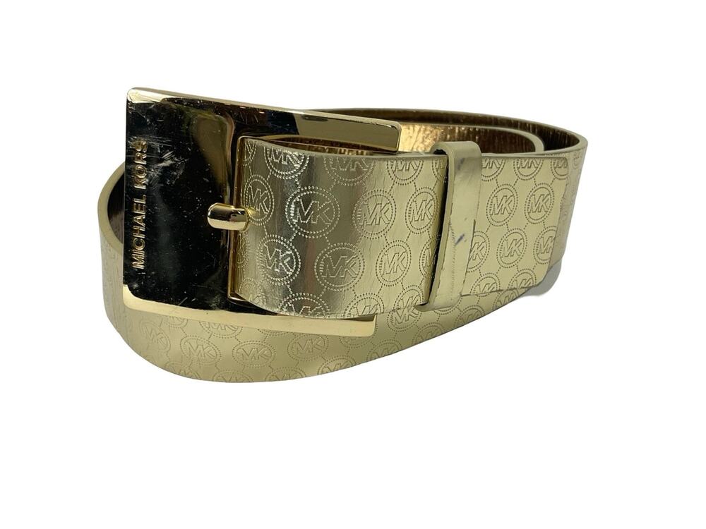 Michael Kors Gold Logo Belt